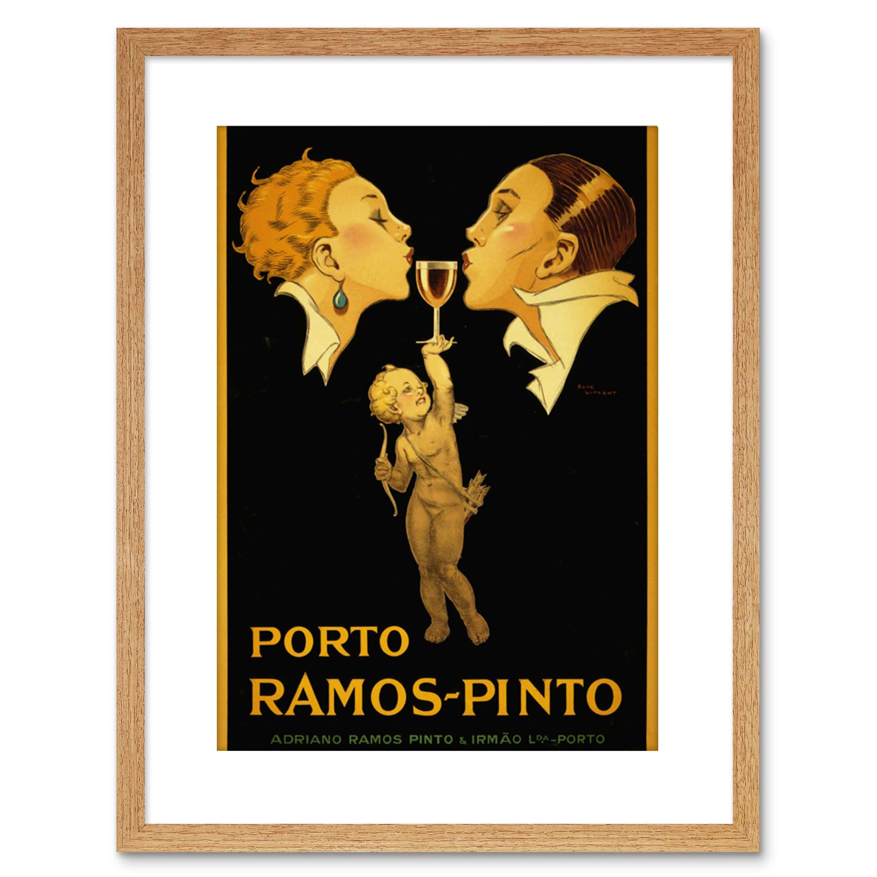 Amazon.co.jp: Ad Drink Port Ramos Pinto Cupid Kiss Alcohol France